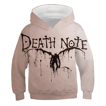 Pride Anime Death Note Kids 2020 New Autumn and Winter Boys Girls Fashion Print Sweatshirts Child polyester Tops Outwear Clothes