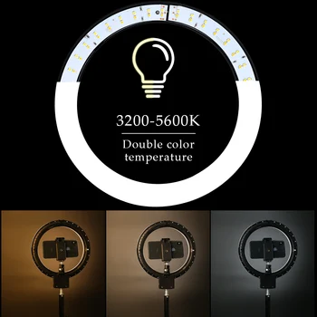 9 cm/23 cm LED Selfie Ring Light z Штативными okrągłe lampy do YouTube Make Up Video Light Live Photo Photography Studio
