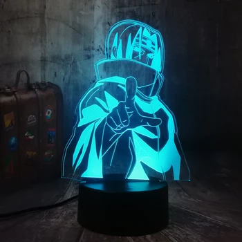 Naruto Legends Klanu Sasuke Uzumaki Naruto 3D LED Night Light USB Table Sleep Lamp Room Decor Child Boy Kid Toy Christmas lamp