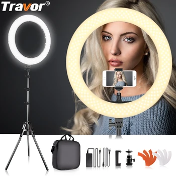 Travor LED Ring Light Dimmable Bi-color 18