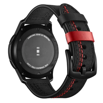 Skórzany pasek do zegarka 20 22 mm dla Garmin Vivoactive 3 vivoactive 4 Sport Quick Release Watch Band pasek na nadgarstek