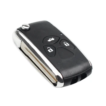 KEYYOU 4 przycisk aktualizacja klapki zdalny klucz etui do Toyota Camry 2009 2010 2011 Rav 4 2012 Corolla klucz samochodowy etui z Toy43 ostrze