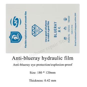 50 / 100szt anty-niebieski promień гидрогелевой folii screen protector dla wszystkich tnących maszyn i SS-890C dla iPhone HUAWEI XIAOMI SAMSUNG