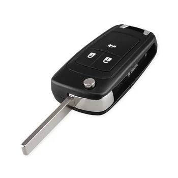 KEYYOU do Chevrolet Cruze Malibu Aveo Spark Sail Remote 2/3/4 przycisku 433 Mhz Fob ID46 chip z HU100 Blade Key alarm samochodowy