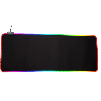 Podkładka pod mysz gamer komputer stylowy wifi gry mechaniczny led świecące kolorowe światła RGB podkładka pod mysz klawiatura mata