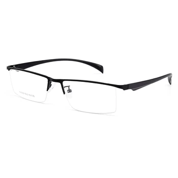 CICCOLINI Browline Semi Rim Titanium Alloy Men Glasses Frame optyczne okulary modne męskie okulary przepisane im felgi MY6058