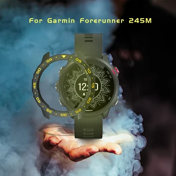 SIKAI colorful Watch Case Cover for Garmin Forerunner 245 / 245M pokrywa ochronna dla godzin Smart watch accessories Protector