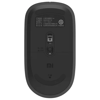 Xiaomi Wireless Mouse Lite 2.4 GHz 1000DPI ergonomiczna wygodna mysz biurowa mały światło do komputera PC, laptopa