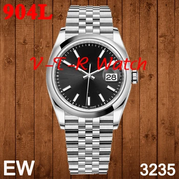 Męskie zegarki mechaniczne 126200 36mm EWF 1:1 Jubilee Oyster Perpetual Datejust Edition 904L Steel A3235 AAA replica Watch