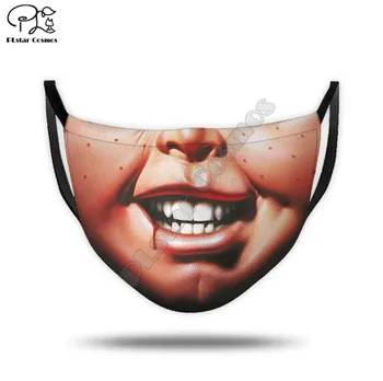 PLstar Cosmos cool 3D print Chucky Face Mask maska ciepłe maski do zimy anti cold dropshipping