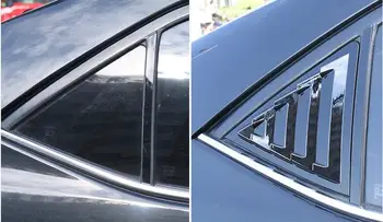 2 szt ABS włókna węglowego Drzwi okna rolety ramka parapet listwa nakładka pasuje do Toyota Corolla 2016 2017 2018