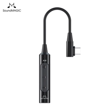SoundMAGIC A30 Przenośny wzmacniacz HiFi USB DAC Type C do 3,5 mm zasilacz wzmacniacza słuchawkowego dla telefonów z systemem Android