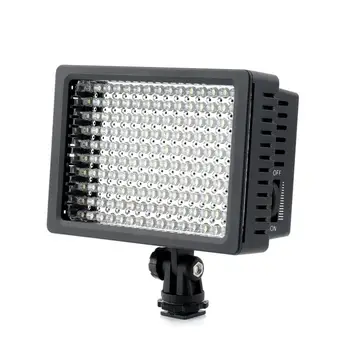 High Power Lightdow LD-160 160 LED Video Light Camera Camcorder Lamp with Three Filters for Cannon Nikon Pentax Fujifilm Cameras