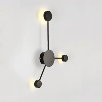 Nordic designer wall light led America retro ścienne dekoracyjne kinkiety lampy biały czarny oprawa aplikacja wandleuchte