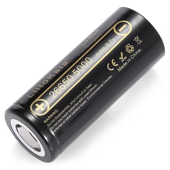 HK LiitoKala lii-50A 26650 5000mah 3.7 V akumulator litowo-jonowy papieros Vape LED flashlight Torch Light